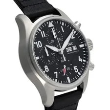 IWC Pilot IW388111 Stainless Steel 41.0mm Black Dial Automatic #YKW624 2