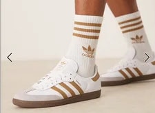 Adidas Samba OG Shoes, Cloud / Desert/Clear 3
