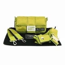 Fendi×porter Baguette Wasabi Dust Y2K Auth 2