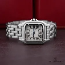 Cartier Panthere de 1310, With Box Steel 26mm White Roman Dial 2