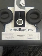 AP X Swatch Royal Pop “Ocho Negro” Black & White 2 Full WristBuddy Bracelet Kits 2