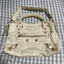 Balenciaga — Balenciaga Giant City 2WAY Large White Gold Y2K Auth — Handbag — resale