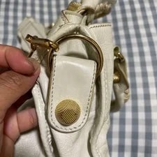 Balenciaga Giant City 2WAY Large White Gold Y2K Auth 4