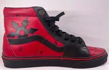 Vans X Marvel Deadpool SK8-Hi High-Top Shoes ’s 10.5 Lightly Worn. 2