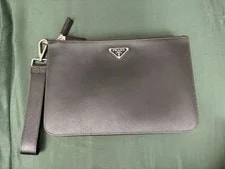 Prada — Prada Travel Zip Wristlet W/ Dust Card — Handbag — resale