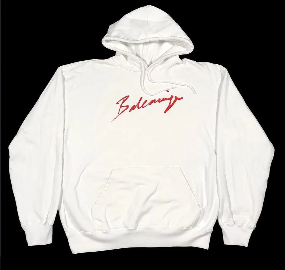 Balenciaga — Balenciaga Cursive Lipstick Logo Hoodie — streetwear — resale