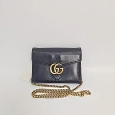 Gucci — Gucci GG Marmont and Woc Chain Wallet Crossbody — Handbag — resale