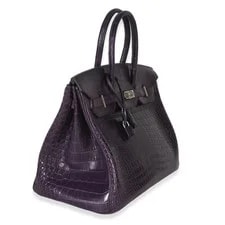 Hermès Matte Niloticus Birkin 35 PHW 4