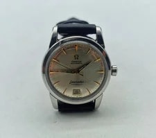 1952 Omega Seamaster Calendar Silver Dial Auto CAL:355 Man's / X015 3