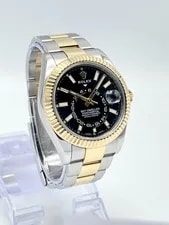 Rolex Sky-Dweller 326933 42mm Black Dial Two Tone Oyster Bracelet Box & Papers 2