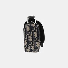 Dior Print Saddle Crossbody - Very Good #1498VAL 4
