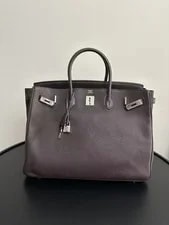 Auth Hermès Birkin 40 Ebene Palladium Collector 2