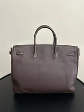 Auth Hermès Birkin 40 Ebene Palladium Collector 3