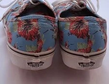 Vans Star Wars Yoda Aloha Shoes Size 9.0 Collaboration Hawaiian Print 3