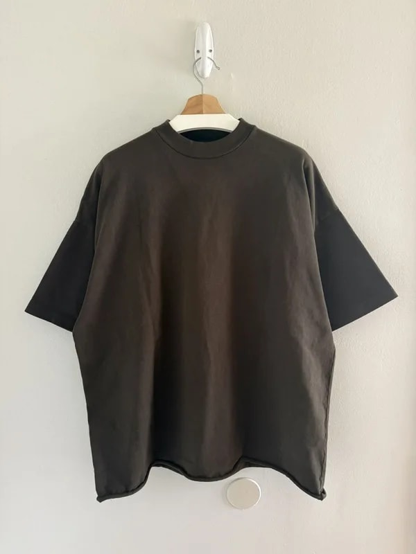 Yeezy — Sample Yeezy Season 7 Dark Boxy Coachella Tee Shirt — streetwear — resale
