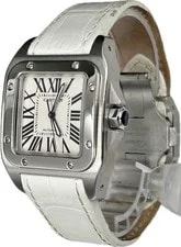 Cartier — Cartier Santos 100 W20126X8 2878 Automatic Excellent A7321 — Watch — resale