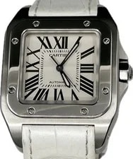 Cartier Santos 100 W20126X8 2878 Automatic Excellent A7321 3