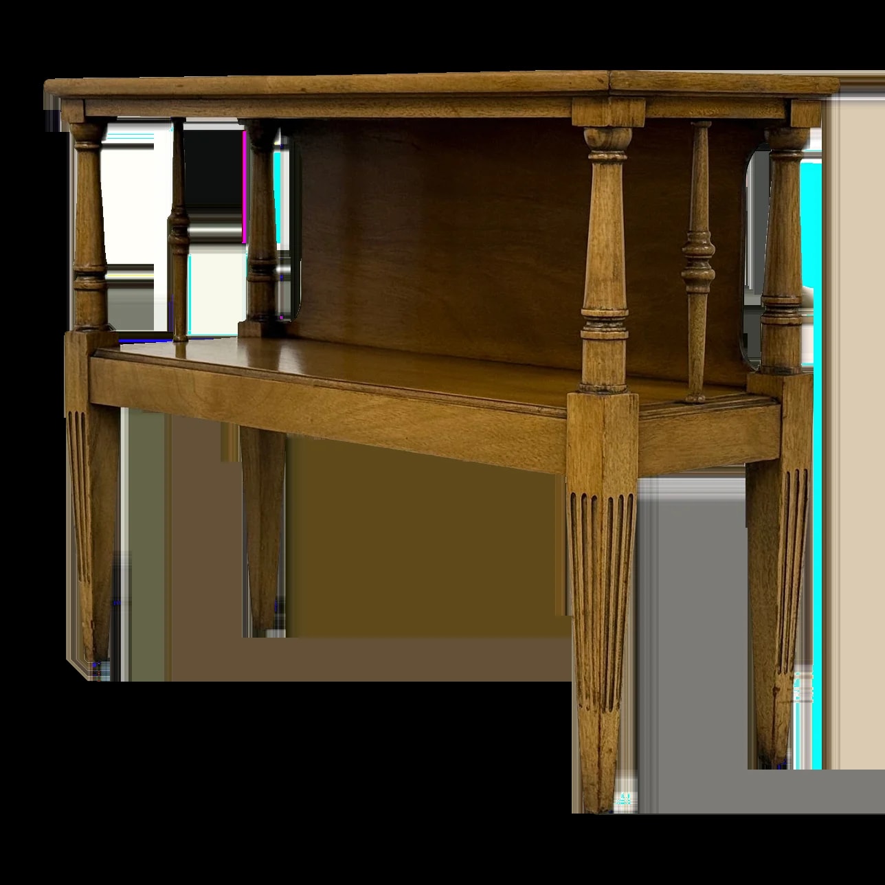 French Louis XVI Style Small Two-Tier With Top — Furniture — resale