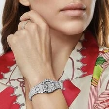 Audemars Piguet Royal Oak 67630BC.GG.1312BC.01-B 'Mini' Frosted White Gold 4