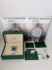 2026 Rolex Oyster Perpetual 41mm 134300 Med Blue Dial Box + Papers 2