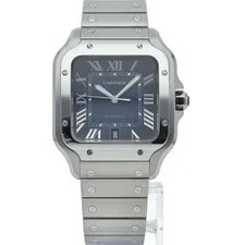 Cartier Santos de LM WSSA0071 Stainless Steel 39.8mm Blue Dial Automatic #LPW906 2