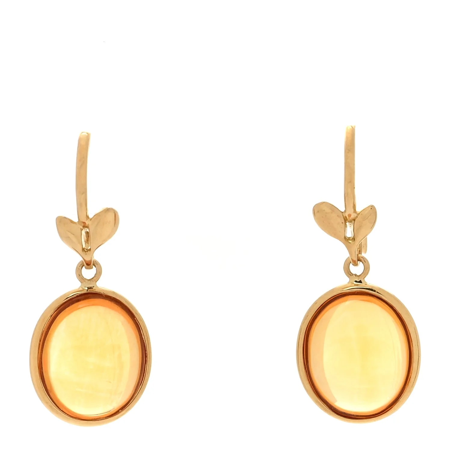 Tiffany & Co. — 18K Yellow Gold Paloma Picasso Leaf Drop — Jewelry — resale