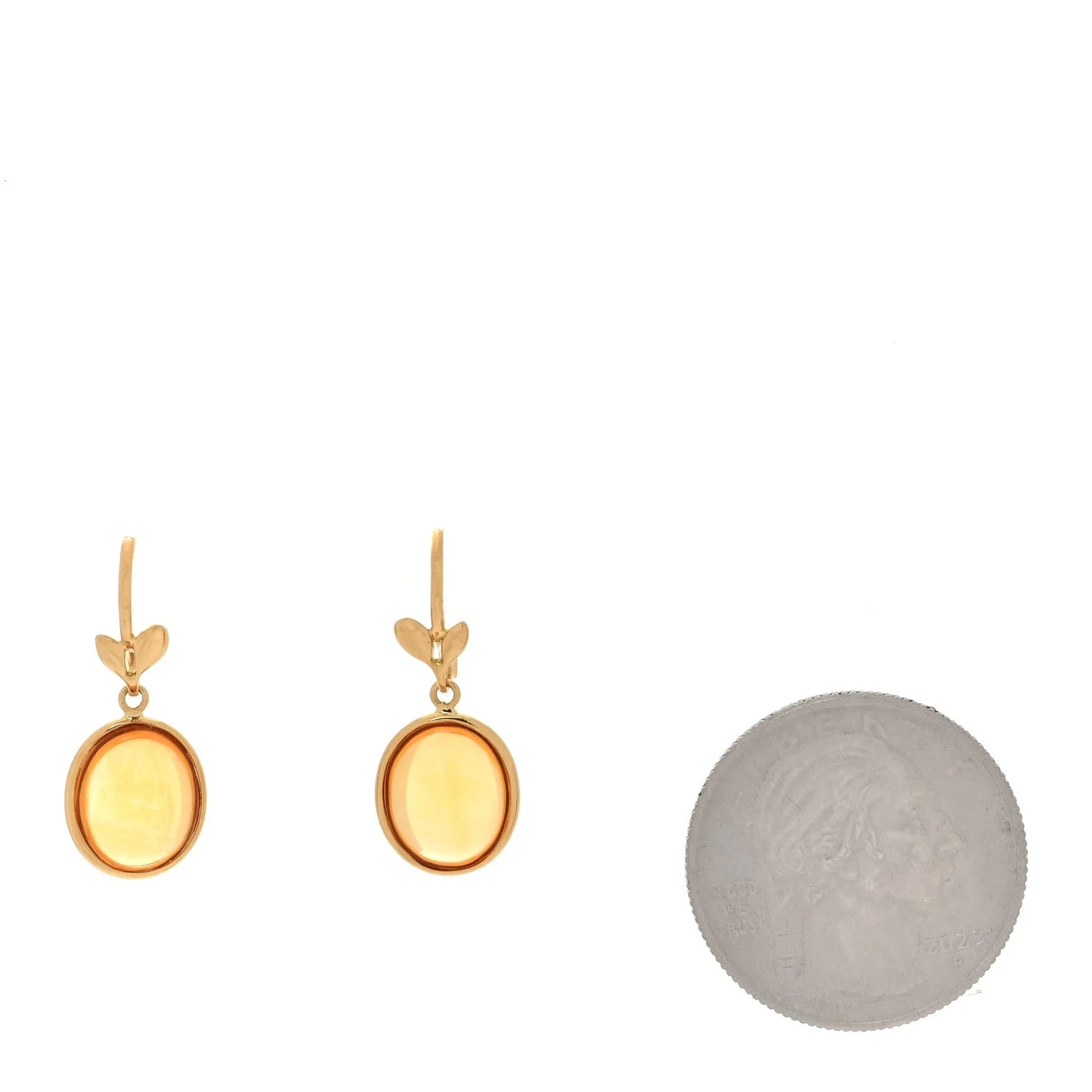 18K Yellow Gold Paloma Picasso Leaf Drop 2