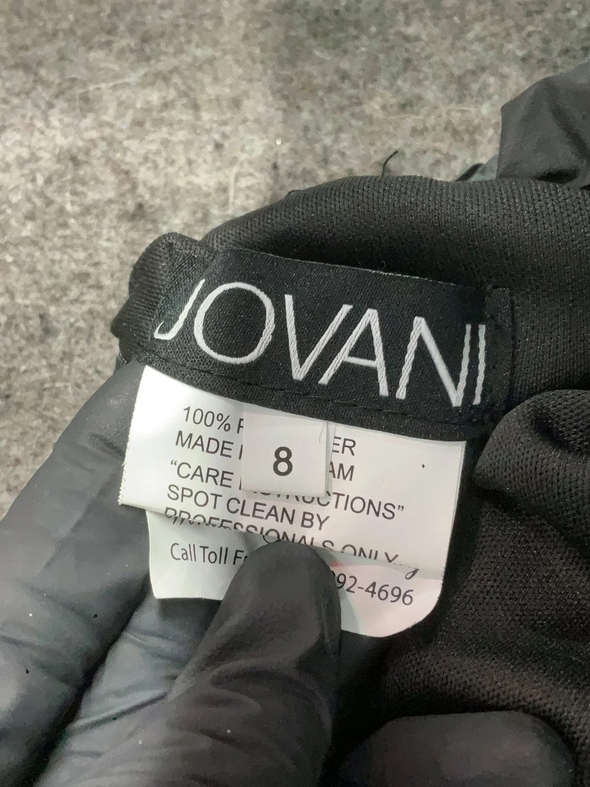 Jovani 100% Polyester Cocktail Dress Size 8 3