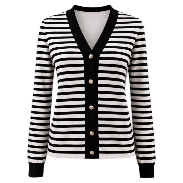 Chanel — Chanel Paris / Venice Maritime Striped Cardigan 38 FR — Clothing — resale