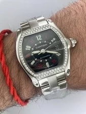 Cartier — Cartier Roadster #2510 Casino Vegas Roulette Dial 2.00ct V.S Diamonds Automatic — Watch — resale