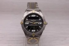 Breitling Aerospace 40mm Titanium Ana-Digi W UTC Box F65062 3