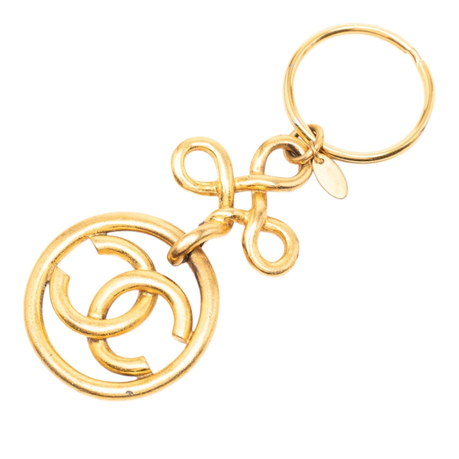 Chanel — CC Medallion Key Ring Bag Charm — Accessory — resale