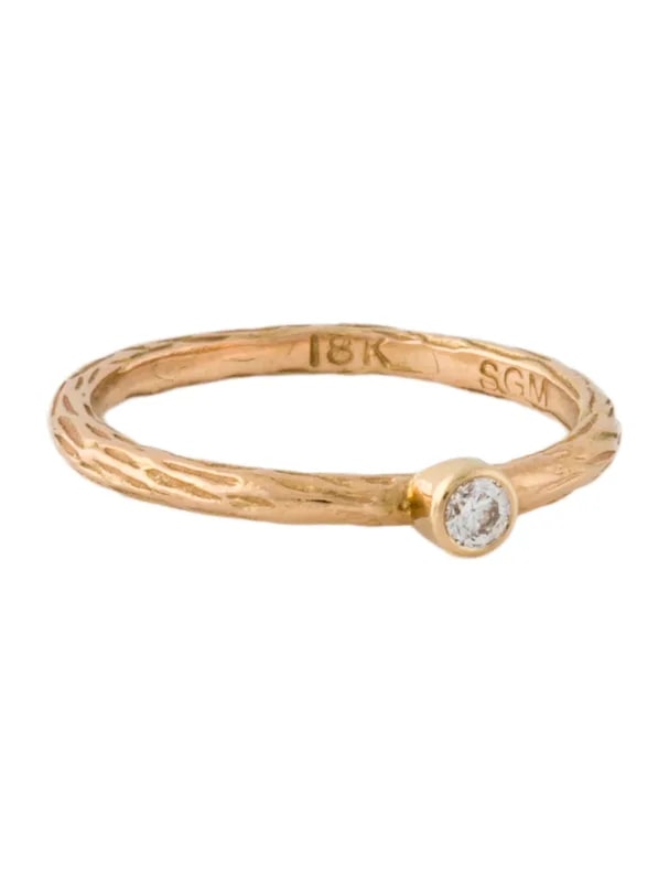 Sarah Graham — 18K Pebble Stacking Band — Jewelry — resale