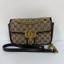 Gucci — Gucci GG Marmont Small Chain Hardware Italy — Handbag — resale