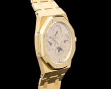 Audemars Piguet 25554BA Royal Oak Perpetual Calendar 18K YG Champagne Dial 2