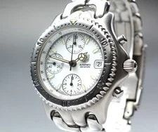 Tag Heuer — Near * TAG Heuer S/el CG2110-R0 Chronograph White Dial AT Japan — Watch — resale