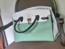 Hermès — Hermes Paris Large White Gold Fair Condition — Handbag — resale