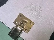 Hermes Paris Large White Gold Fair Condition 3
