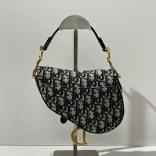 Dior Saddle Embroidered Monogram Print Magnetic Buckle - Very Good #1W6K4Z9 4