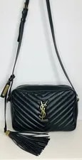 Saint Laurent Monogram Lou Camera Crossbody Tassel COA 3