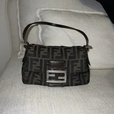 Fendi Mini Mama Mamma Baguette Monogram Logo 2