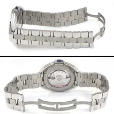 Cartier Cle WSCL0007 Silver Guilloche Dial Roman Index SS Automatic 3