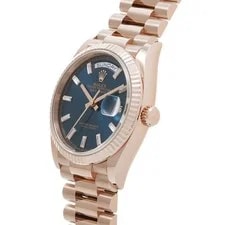 Rolex Day-Date 36 128235A 36mm Rose Gold Green, Blue #WW086 2