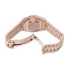 Rolex Day-Date 36 128235A 36mm Rose Gold Green, Blue #WW086 4