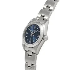 Rolex Oyster Perpetual 76080 24mm Stainless Steel Blue #WW2449 2