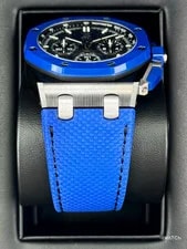 2024 Audemars Piguet Royal Oak Offshore Chrono 43mm 26420CE Ceramic Blue Dial 3