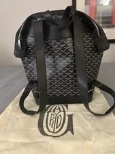 Goyard Monogram Backpack Zip Closure Pocket Adjustable Strap Dust 2