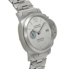Panerai Luminor Marina 42mm PAM00977 Silver Stainless Steel Automatic #W1515 4