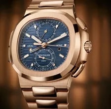 Patek Philippe Nautilus 5990/1R-001 2026 Complete 18k Rose Gold Auto 40.5mm 2