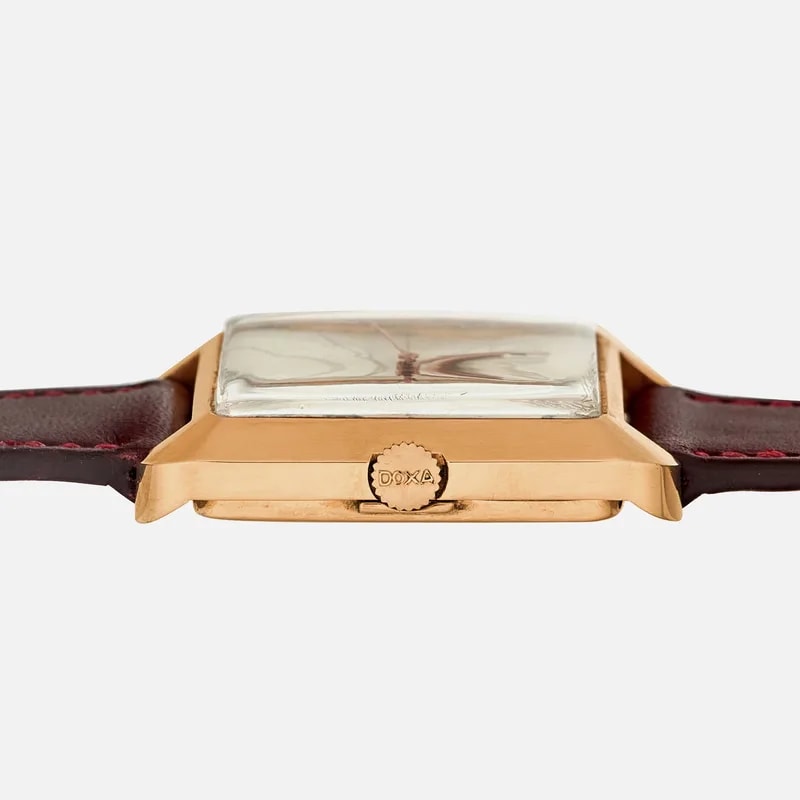 1950s Doxa Grafic Automatic Ref. 1181-18 in 18k Rose Gold 3